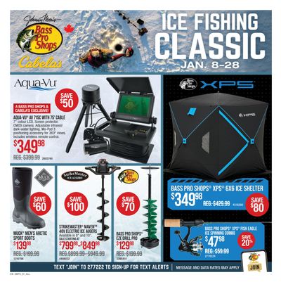 Bass Pro Shops Flyer January 8 to 28