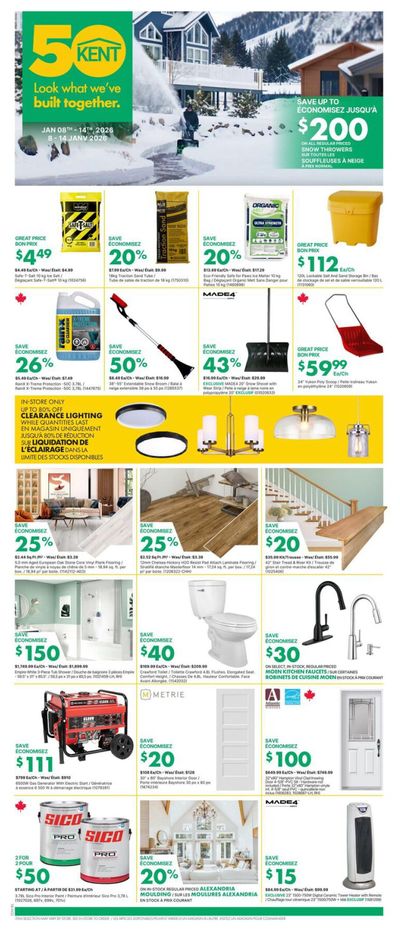 Kent Building Supplies Flyer January 8 to 14