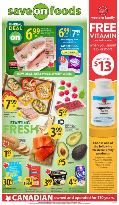 Save On Foods (BC) Flyer January 8 to 14