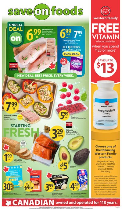 Save On Foods (SK) Flyer January 8 to 14