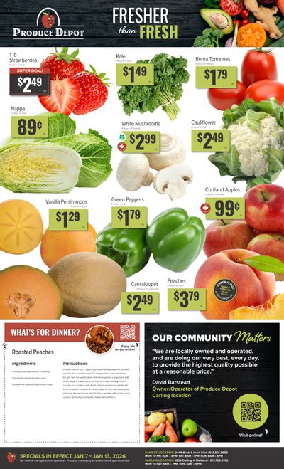 Produce Depot Flyer January 7 to 13