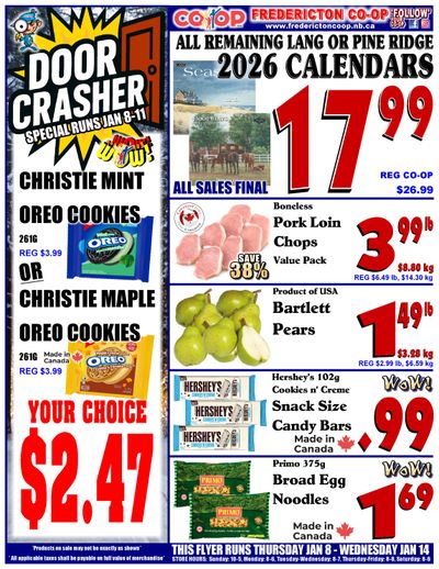 Fredericton Co-op Flyer January 8 to 14