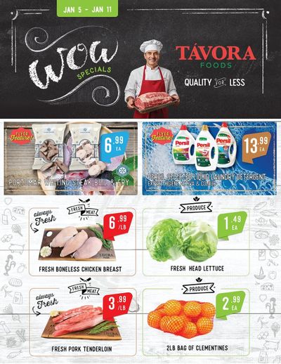 Tavora Foods Flyer January 5 to 11