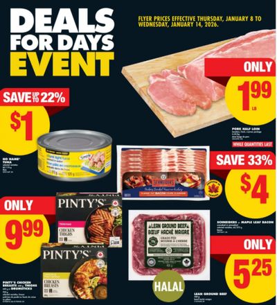 No Frills Ontario Flyer Deals January 8th – 14th