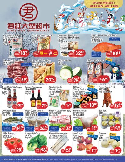 Kings Fair Supermarket Flyer January 8 to 14