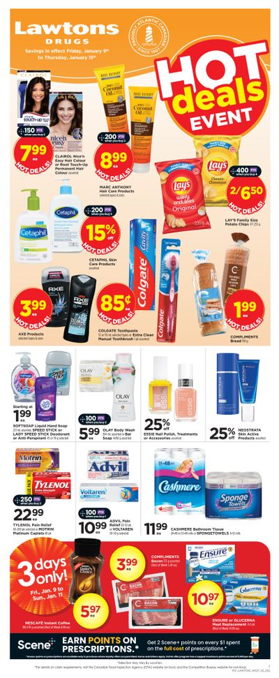 Lawtons Drugs (NS) Flyer January 9 to 15