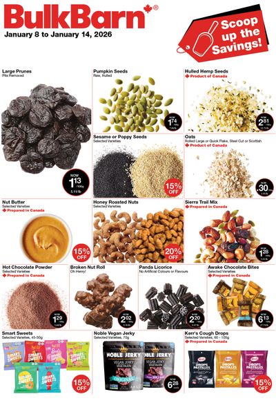 Bulk Barn Flyer January 8 to 14