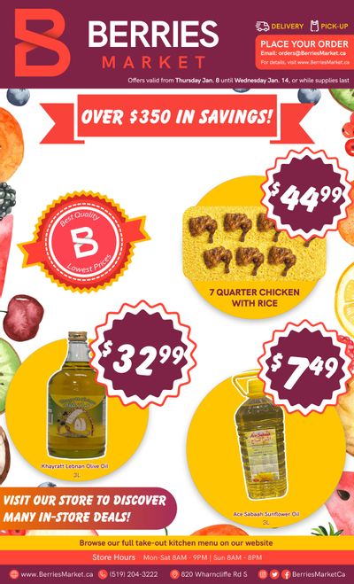 Berries Market Flyer January 8 to 14