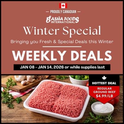 Basha Foods International Flyer January 8 to 14