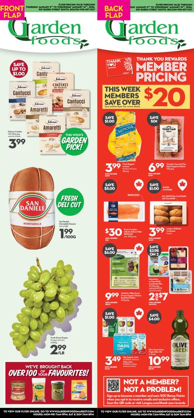 Garden Foods Flyer January 8 to 14