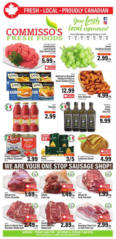 Commisso's Fresh Foods Flyer January 9 to 15