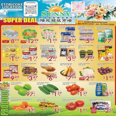 Sunny Foodmart (Etobicoke) Flyer January 9 to 15