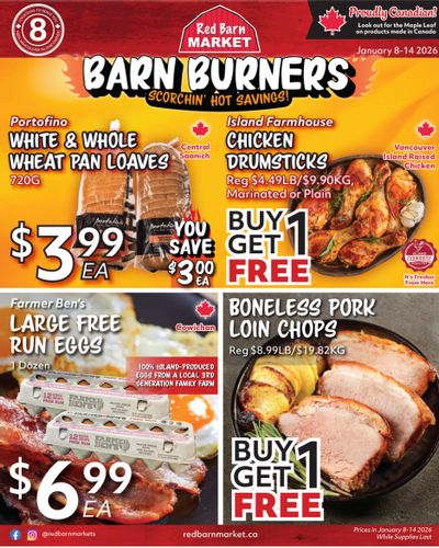 Red Barn Market Flyer January 8 to 14