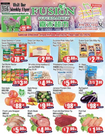 Fusion Supermarket (Scarborough) Flyer January 9 to 15