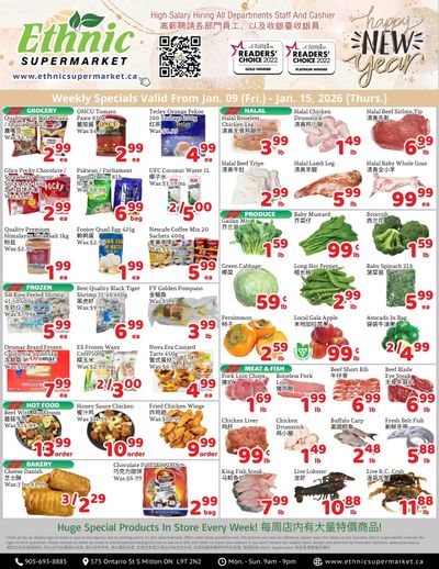 Ethnic Supermarket (Milton) Flyer January 9 to 15