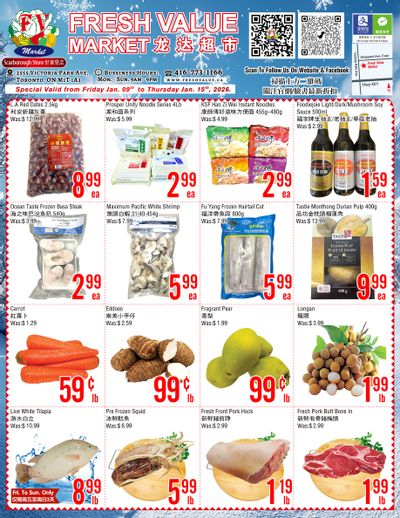 Fresh Value (Scarborough) Flyer January 9 to 15