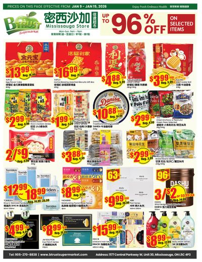 Btrust Supermarket (Mississauga) Flyer January 9 to 15