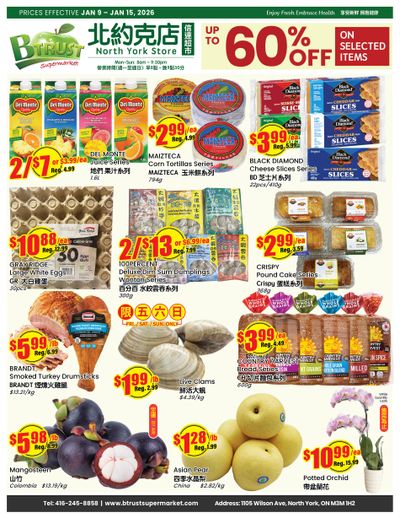 Btrust Supermarket (North York) Flyer January 9 to 15