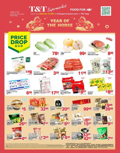 T&T Supermarket (London & Waterloo) Flyer January 9 to 15