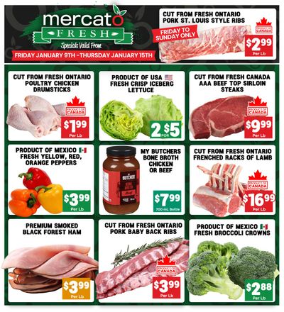 Mercato Fresh Flyer January 9 to 15
