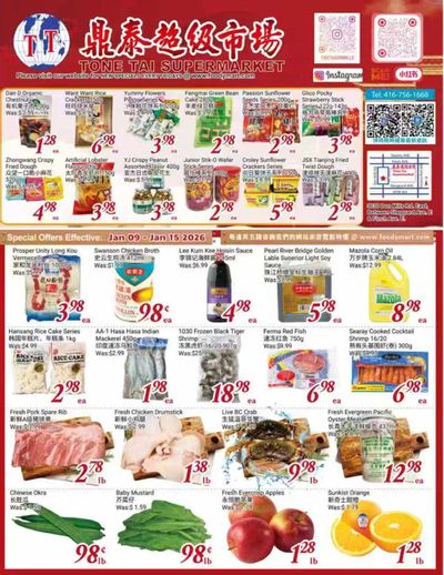 Tone Tai Supermarket Flyer January 9 to 15