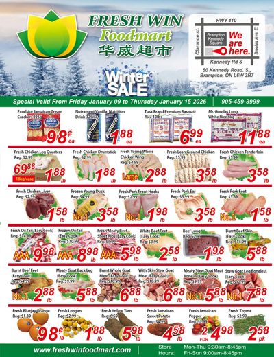Fresh Win Foodmart Flyer January 9 to 15