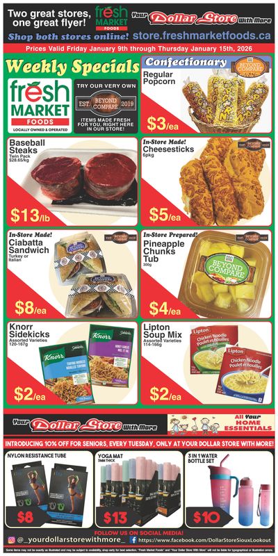 Fresh Market Foods Flyer January 9 to 15