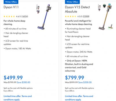 Dyson Canada Winter Offers: Save up to $450 on Dyson Technology