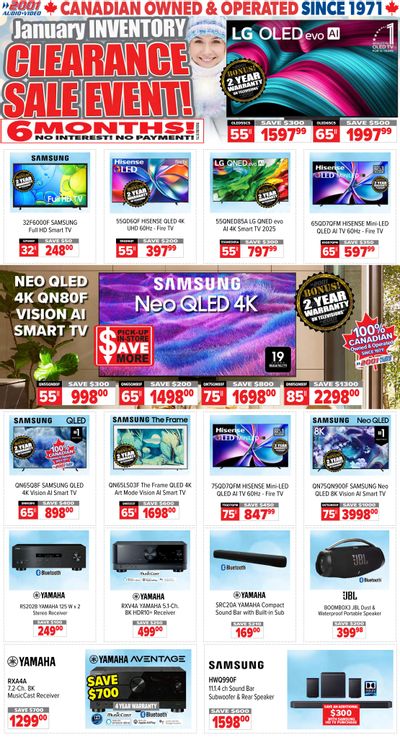2001 Audio Video Flyer January 9 to 15
