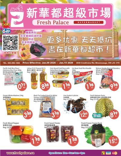 Fresh Palace Supermarket Flyer January 9 to 15