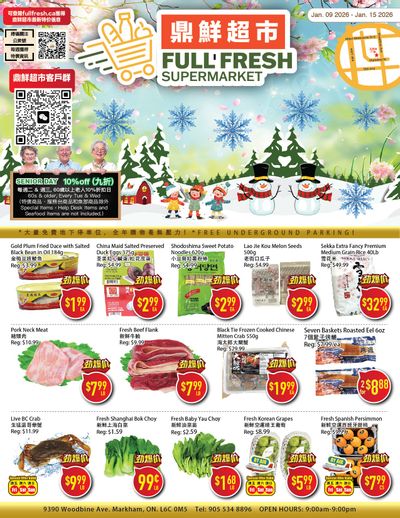 Full Fresh Supermarket Flyer January 9 to 15