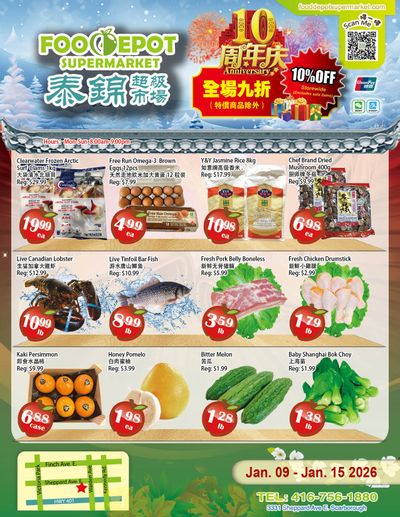 Food Depot Supermarket Flyer January 9 to 15