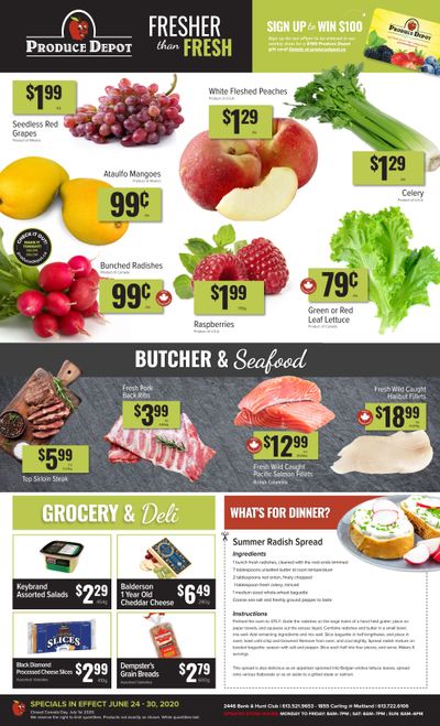 Produce Depot Flyer June 24 to 30