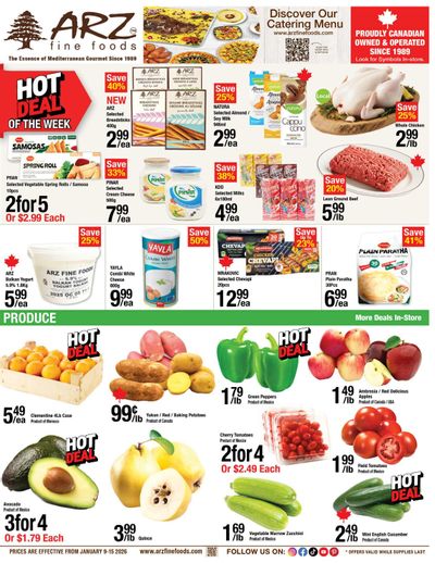 Arz Fine Foods Flyer January 9 to 15