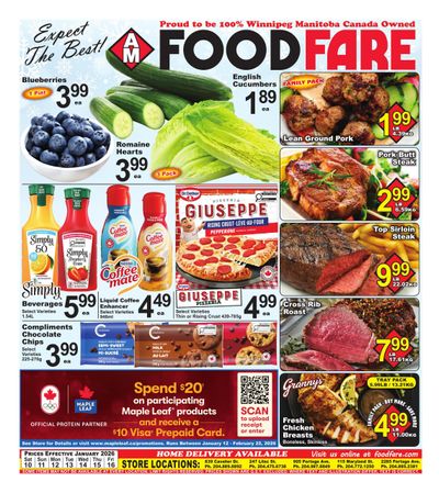 Food Fare Flyer January 10 to 16