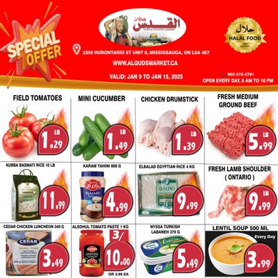 Al-Quds Supermarket Flyer January 9 to 15