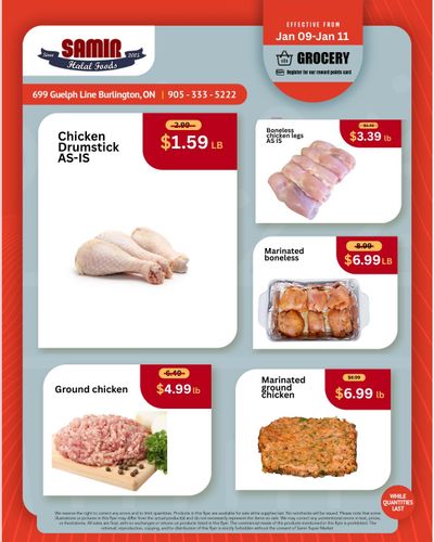 Samir Supermarket Flyer January 9 to 11