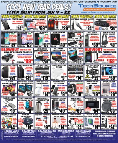 TechSource Flyer January 9 to 22