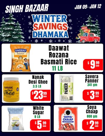 Singh Bazaar Flyer January 9 to 12