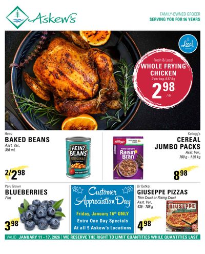 Askews Foods Flyer January 11 to 17