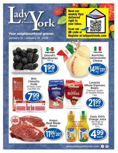 Lady York Foods Flyer January 12 to 18