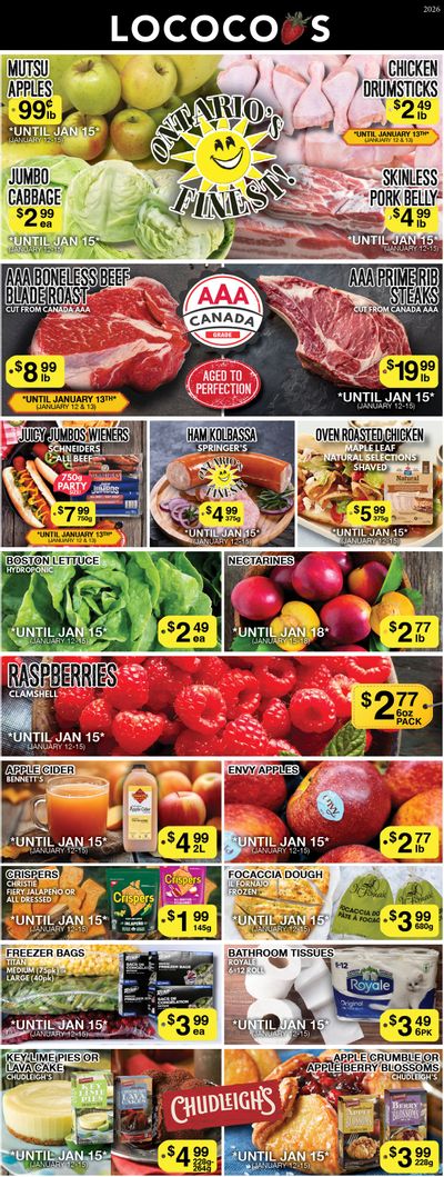 Lococo's Flyer January 12 to 15