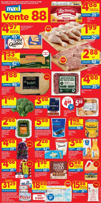 Maxi Flyer January 15 to 21