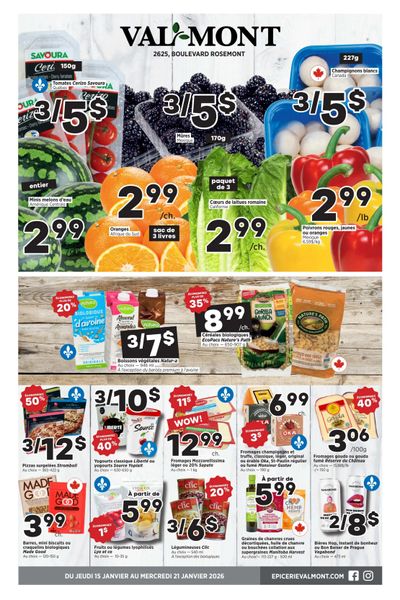 Val-Mont Flyer January 15 to 21