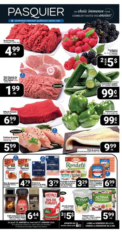 Pasquier Flyer January 15 to 21