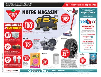 Canadian Tire (QC) Flyer January 15 to 21