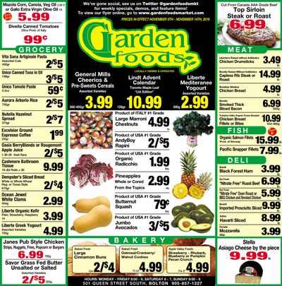 Garden Foods Flyer November 8 to 14