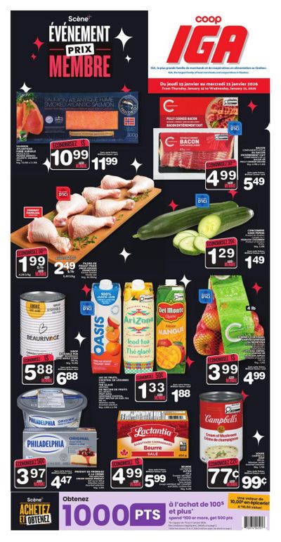 Coop IGA (QC) Flyer January 15 to 21