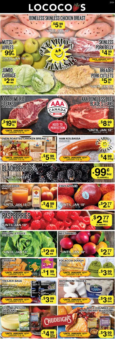 Lococo's Flyer January 14 to 18