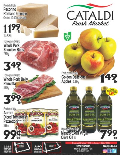 Cataldi Fresh Market Flyer January 14 to 20